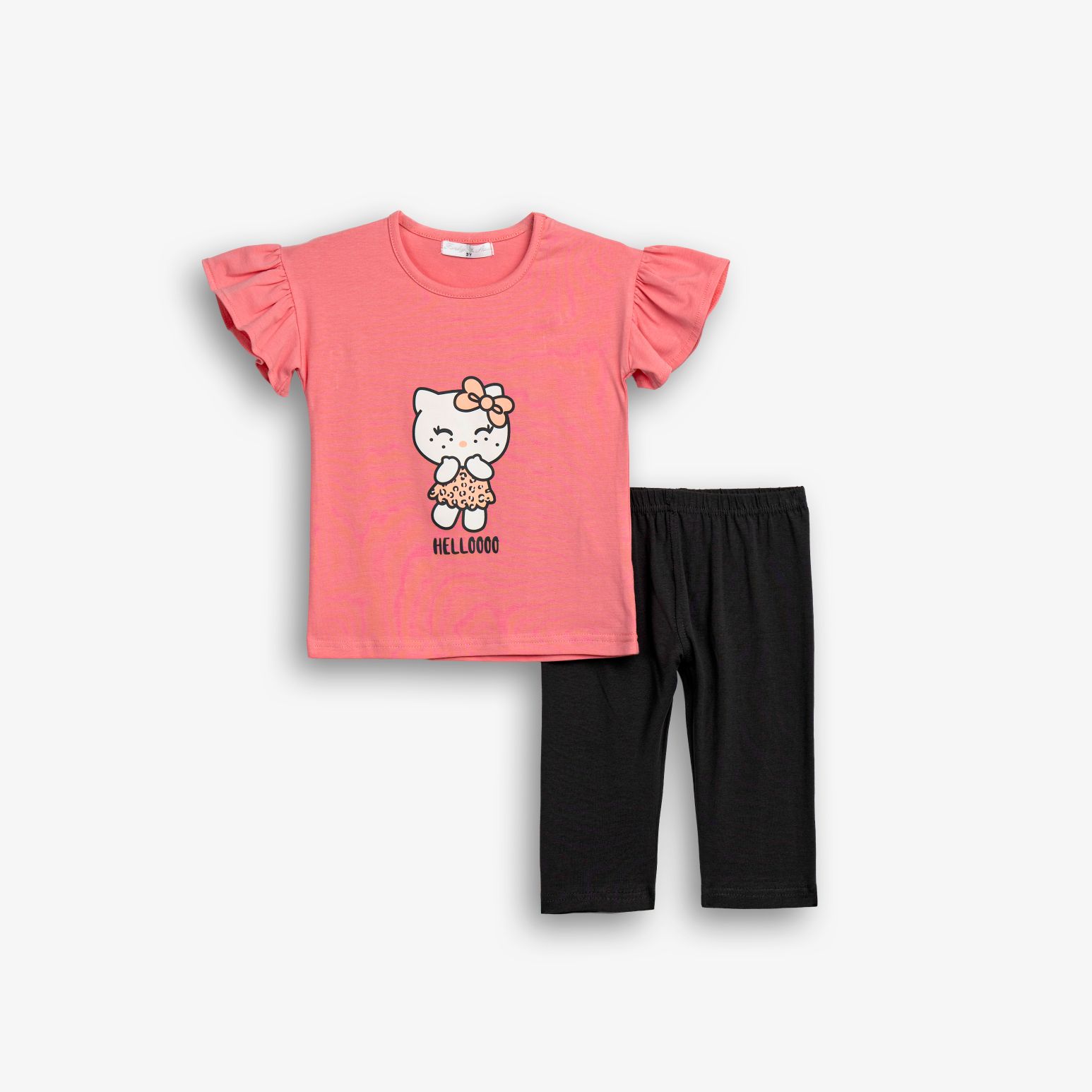 Μπλουζοφόρεμα+κολάν κάπρι bebe κορίτσι