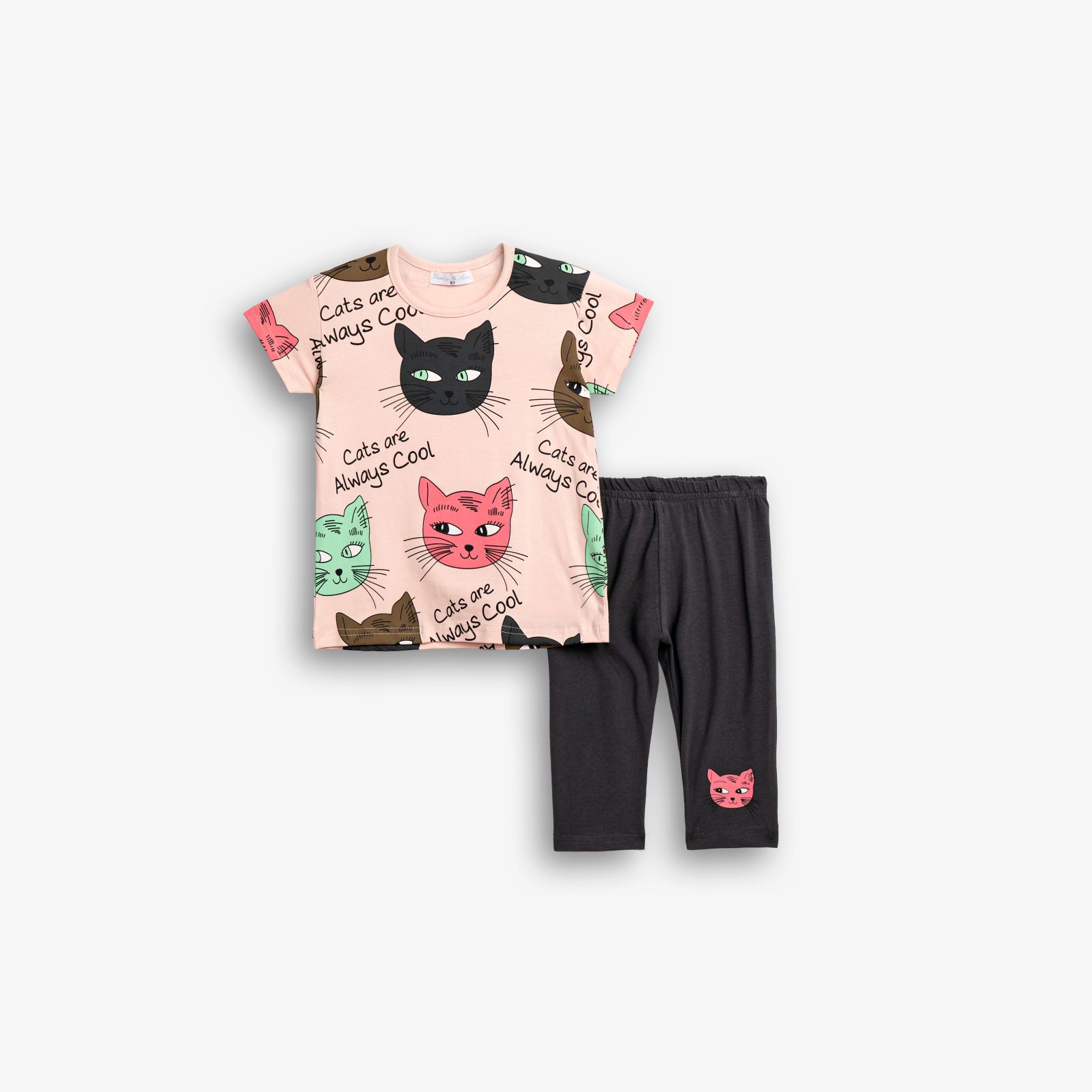 Μπλουζοφόρεμα+κολάν κάπρι bebe κορίτσι