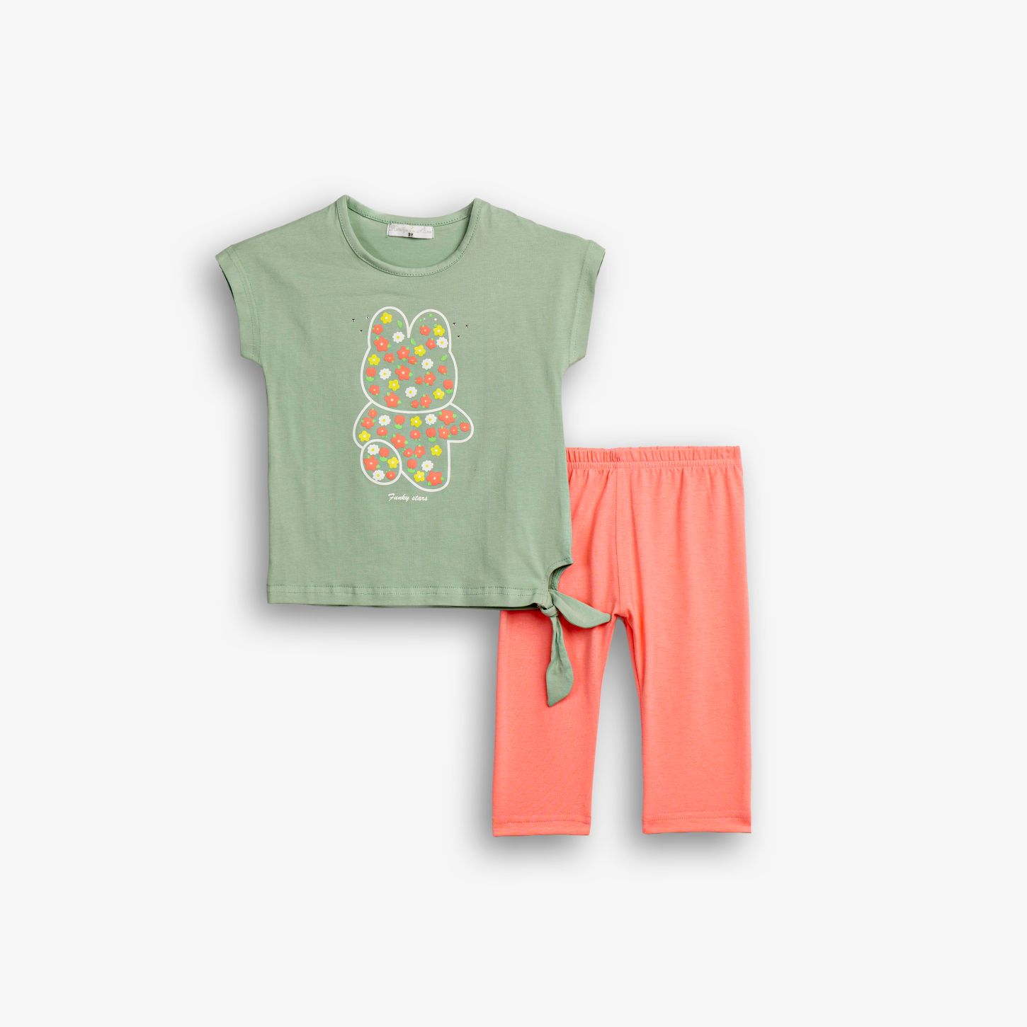 Μπλουζοφόρεμα+κολάν κάπρι bebe κορίτσι