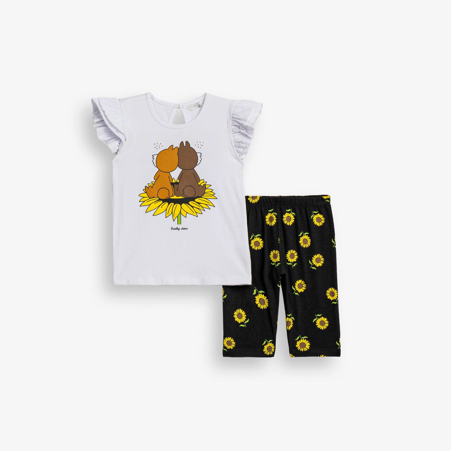 Μπλουζοφόρεμα+κολάν κάπρι bebe κορίτσι