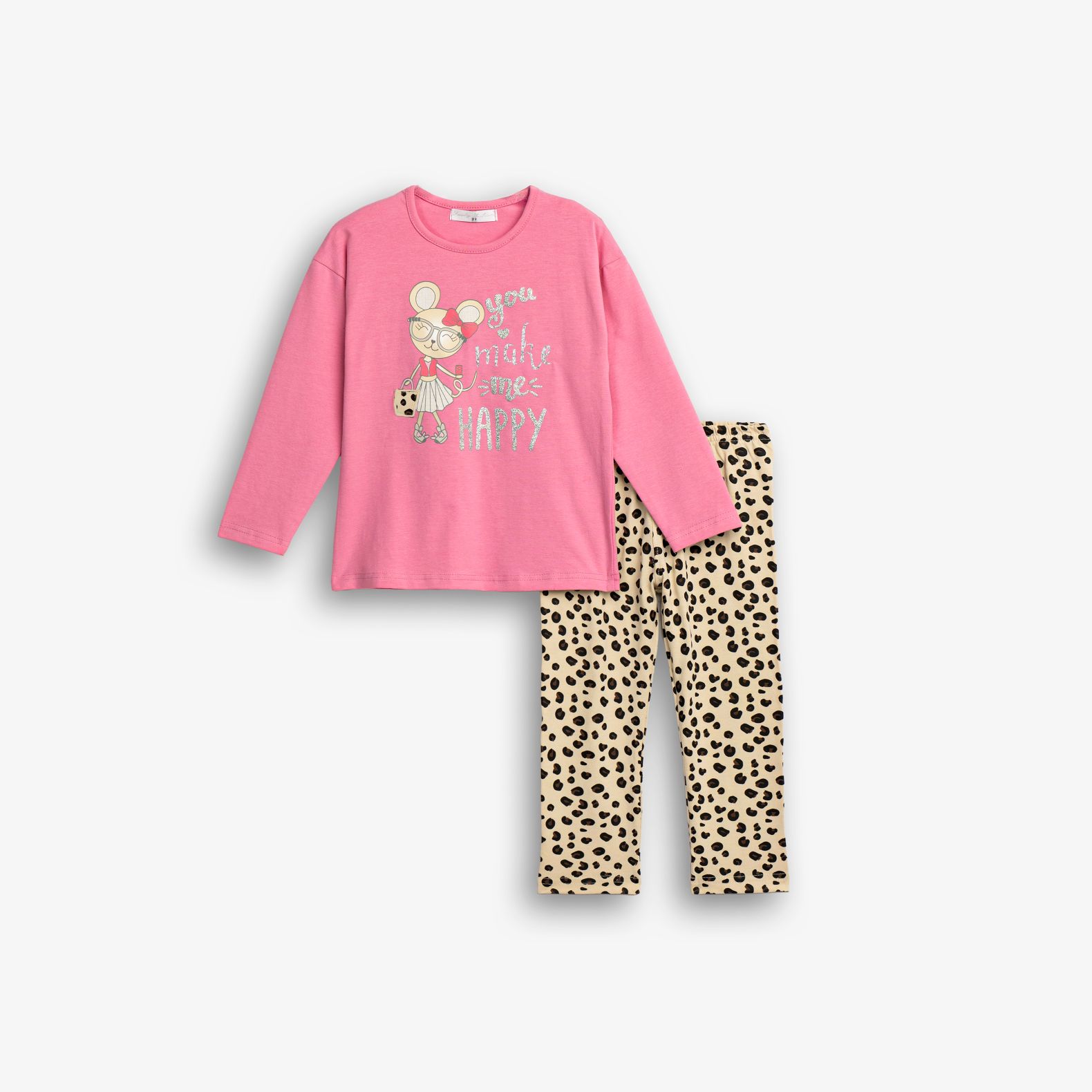 Μπλουζοφόρεμα+κολάν κάπρι bebe κορίτσι