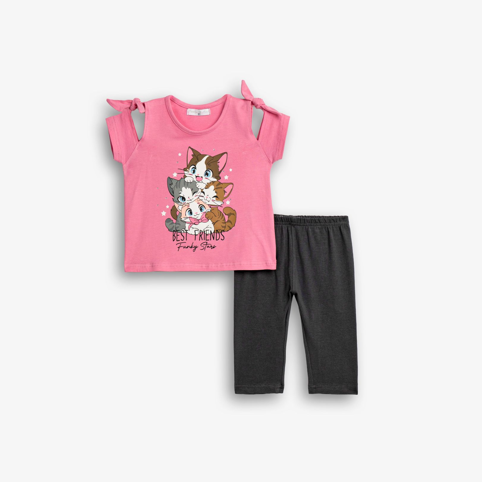 Σετ μπλούζα+κάπρι bebe κορίτσι