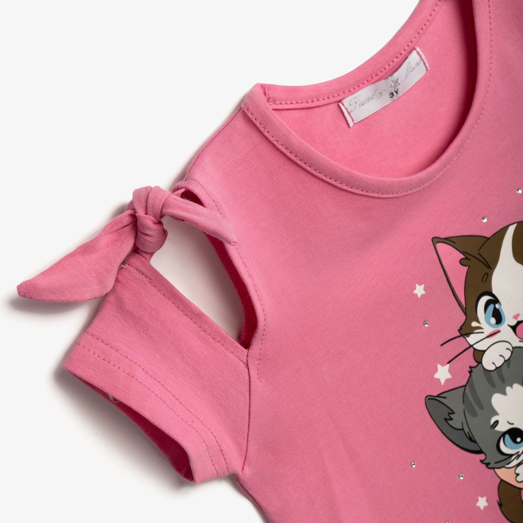 Σετ μπλούζα+κάπρι bebe κορίτσι - Image 2