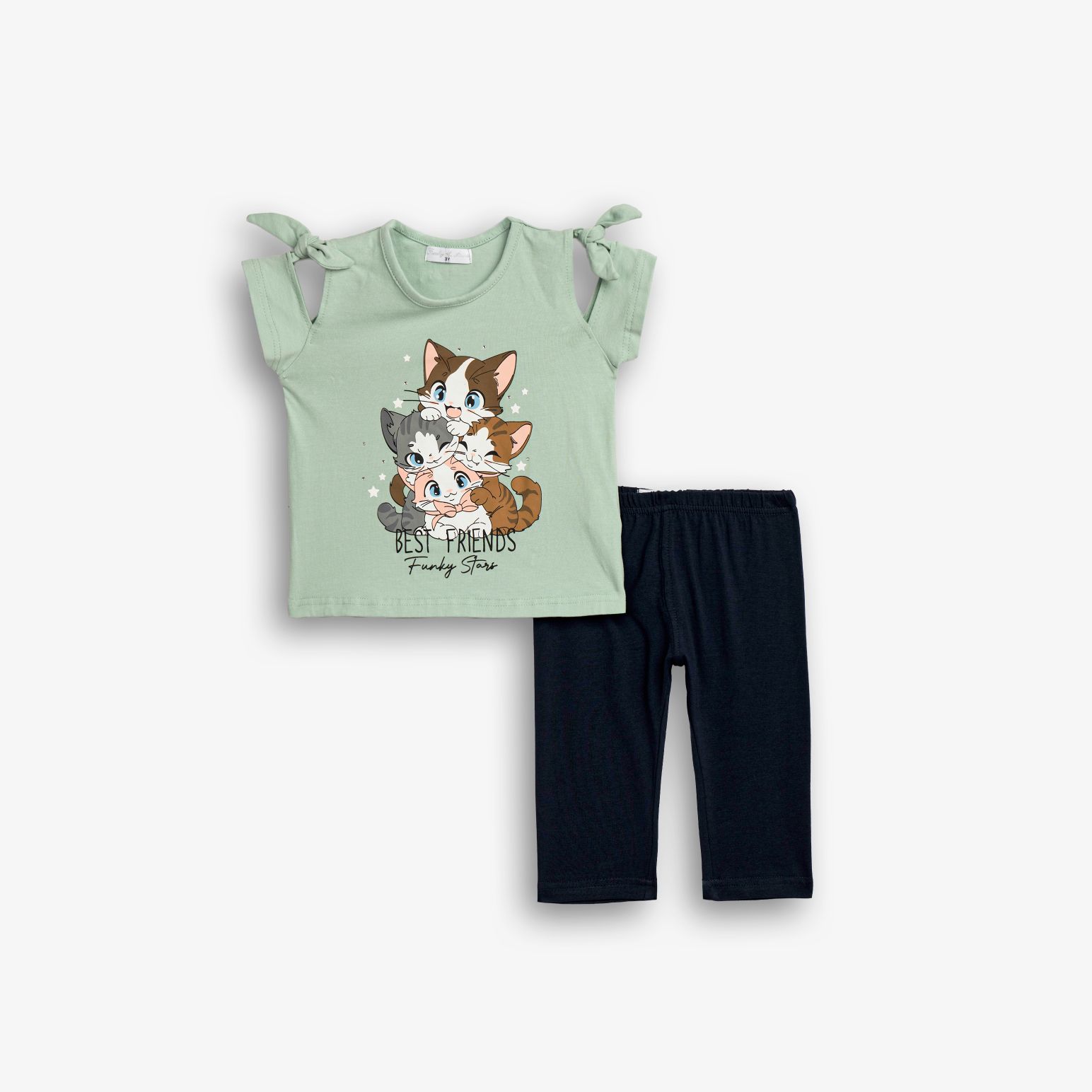 Σετ μπλούζα+κάπρι bebe κορίτσι