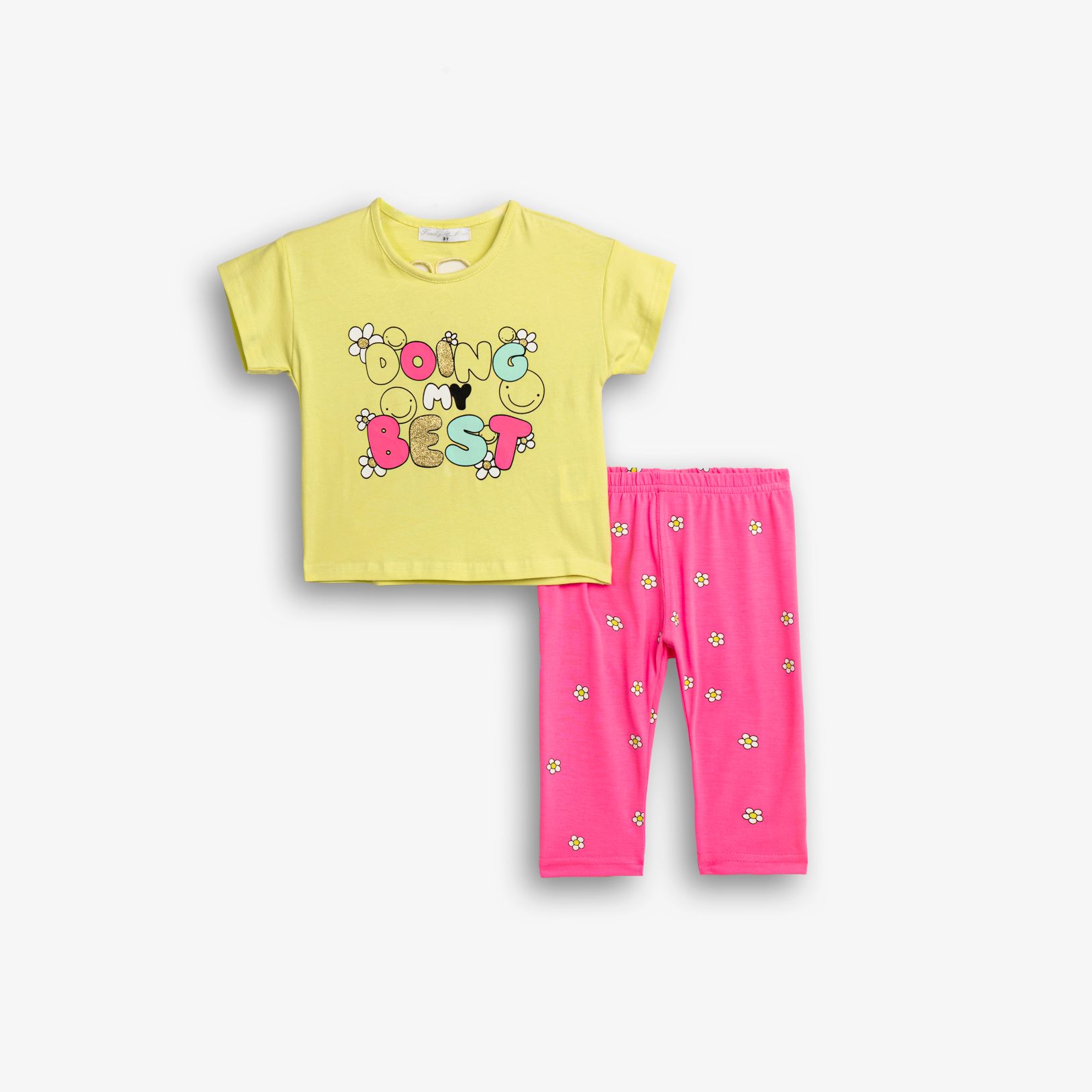 Σετ μπλούζα+κάπρι bebe κορίτσι