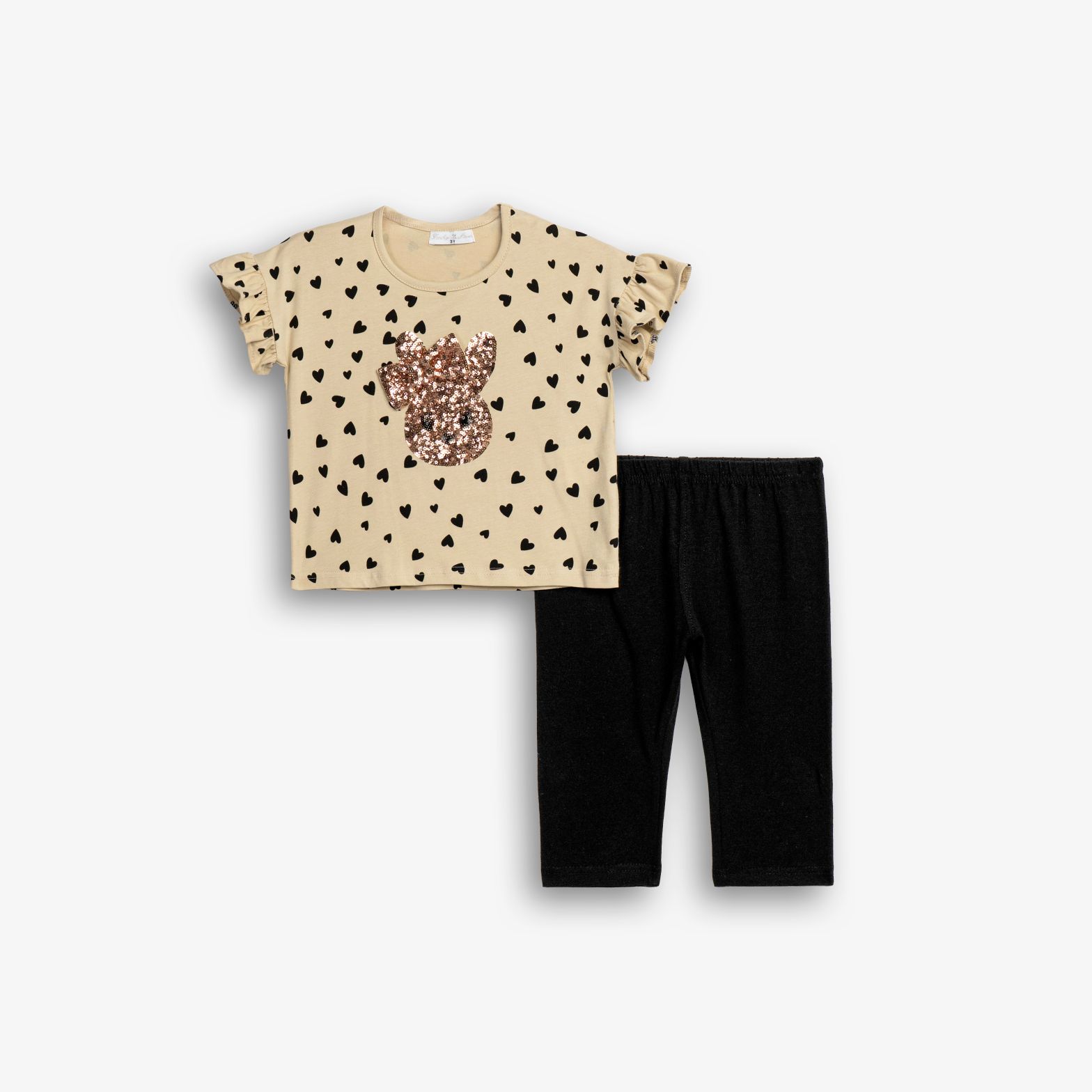 Σετ μπλούζα+κάπρι bebe κορίτσι