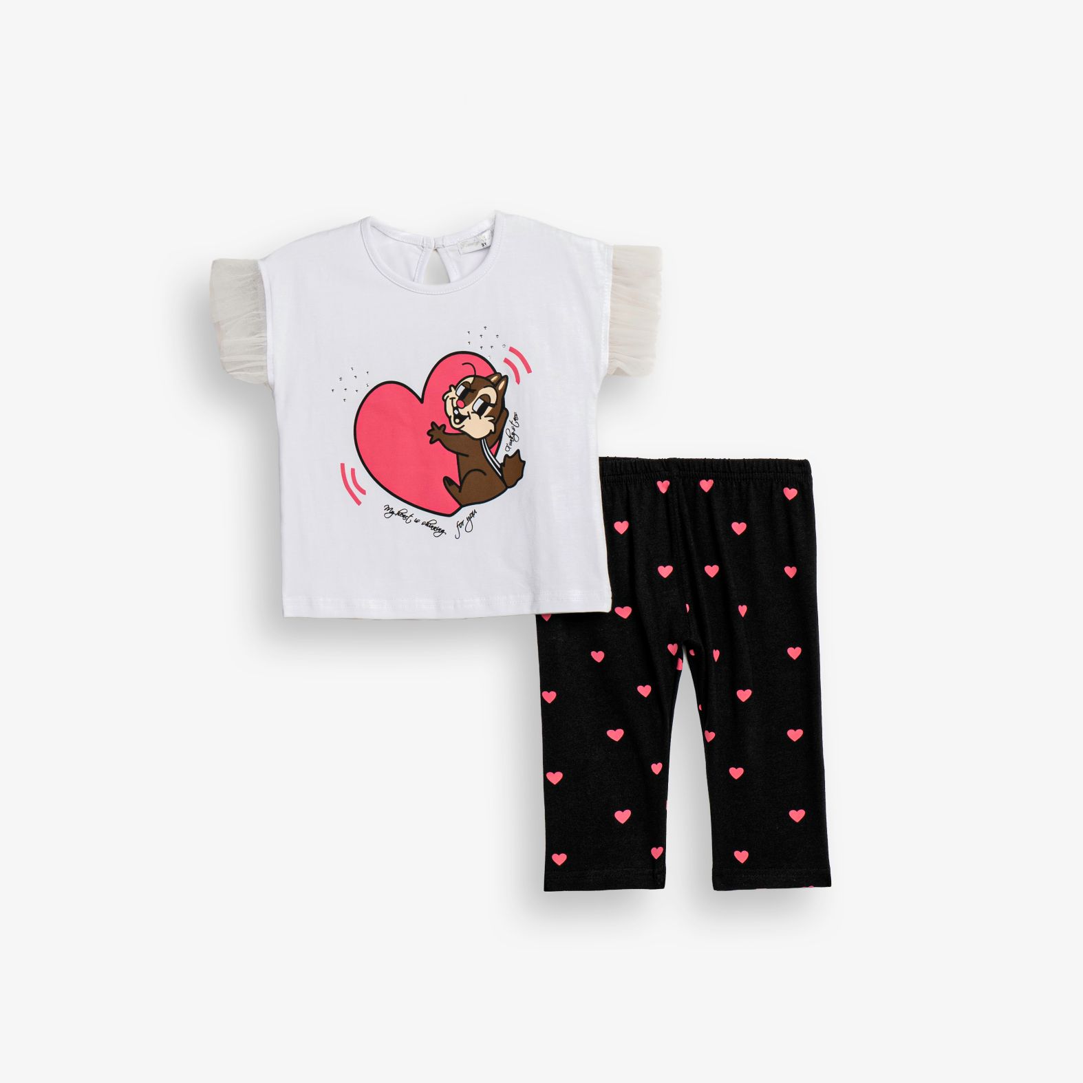 Σετ μπλούζα+κάπρι bebe κορίτσι