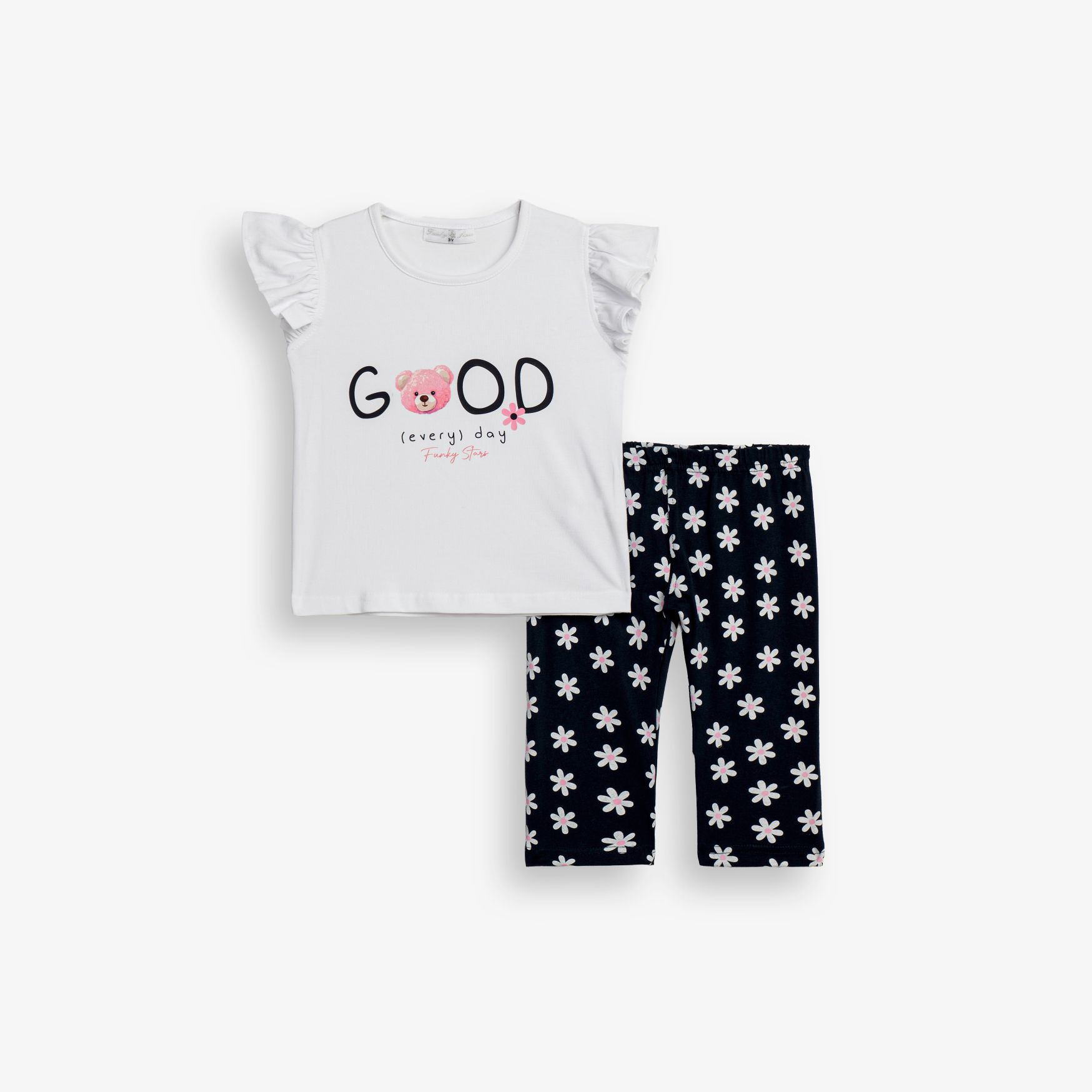 Σετ μπλούζα+κάπρι bebe κορίτσι