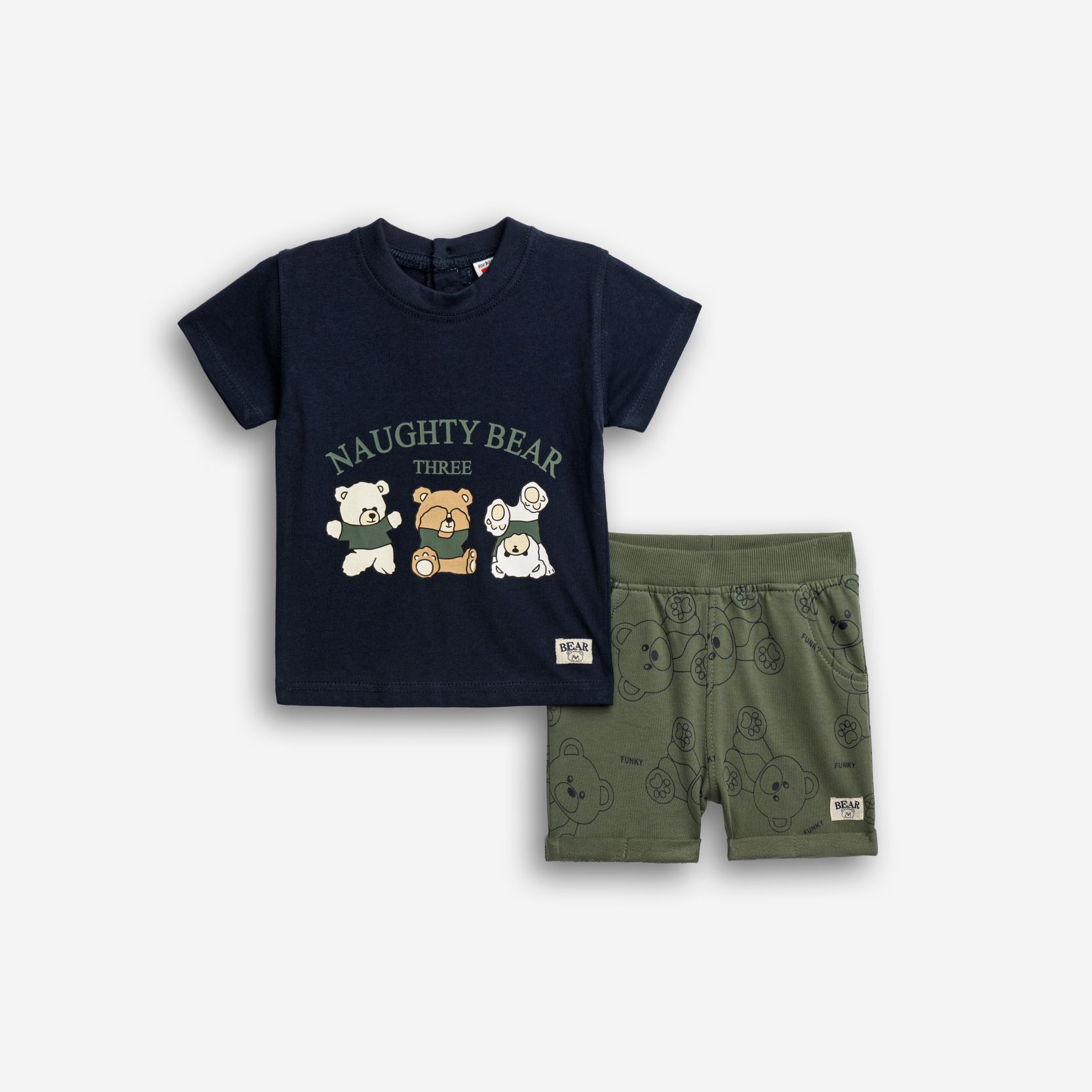 Σετ βερμούδα μηνών αγόρι