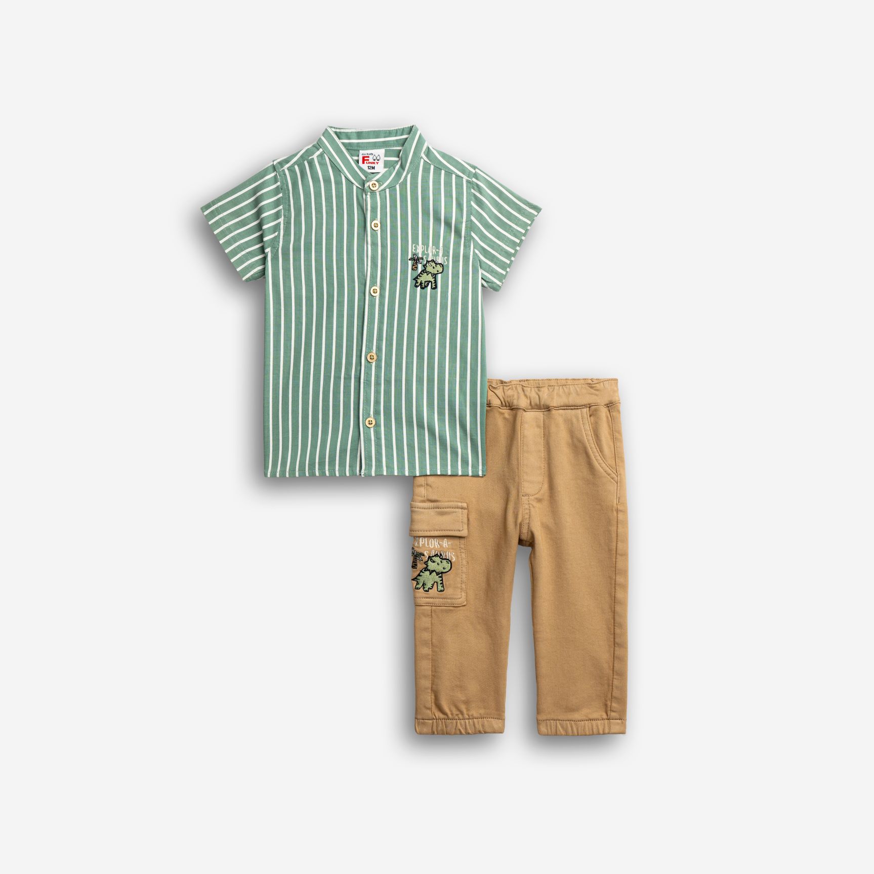 Σετ πουκάμισο+παντελόνι μηνών αγόρι