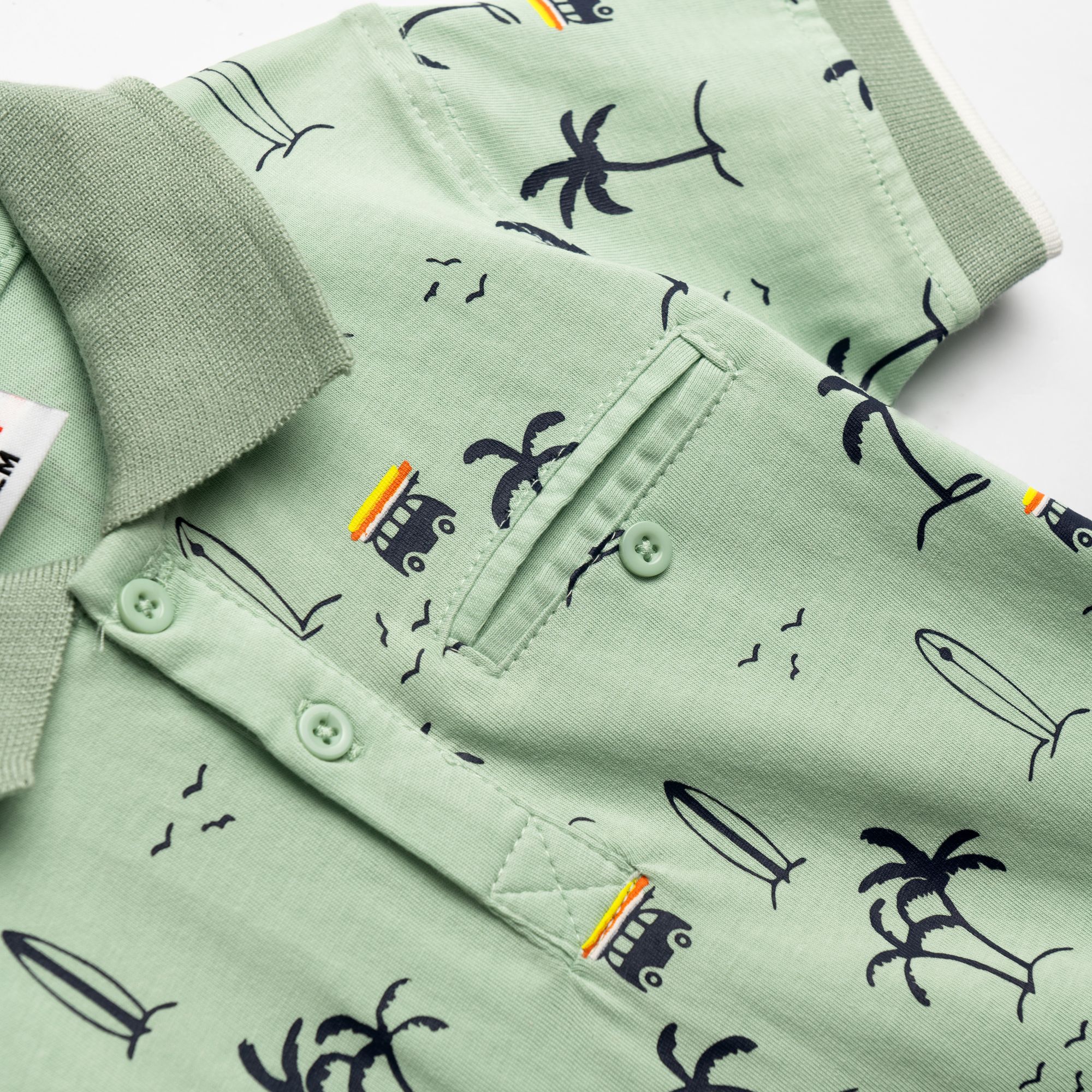 Σετ μπλούζα+βερμούδα μηνών αγόρι - Image 2