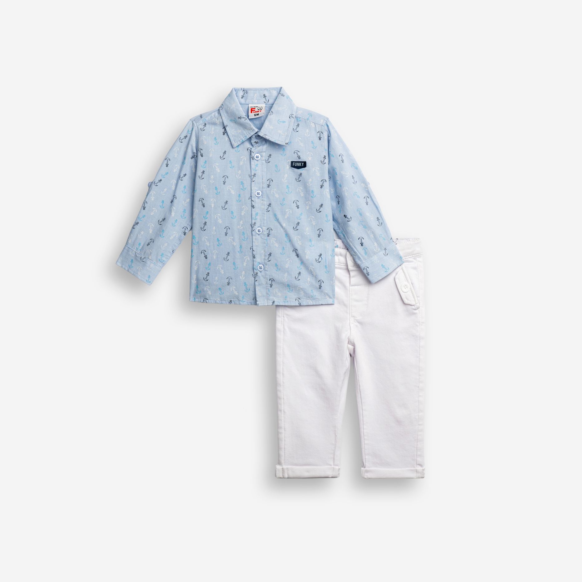 Σετ πουκάμισο+παντελόνι μηνών αγόρι