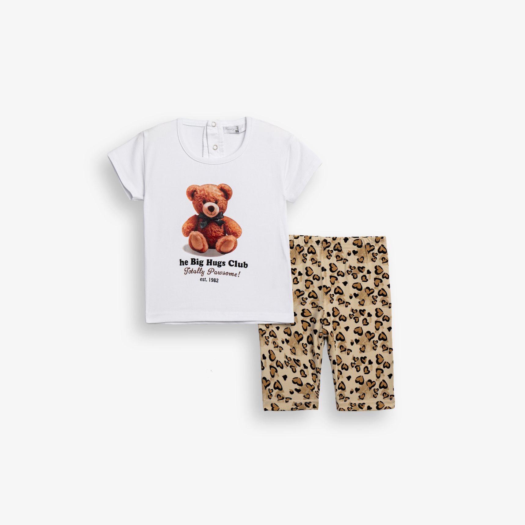 Μπλουζοφόρεμα+κολάν κάπρι μηνών κορίτσι