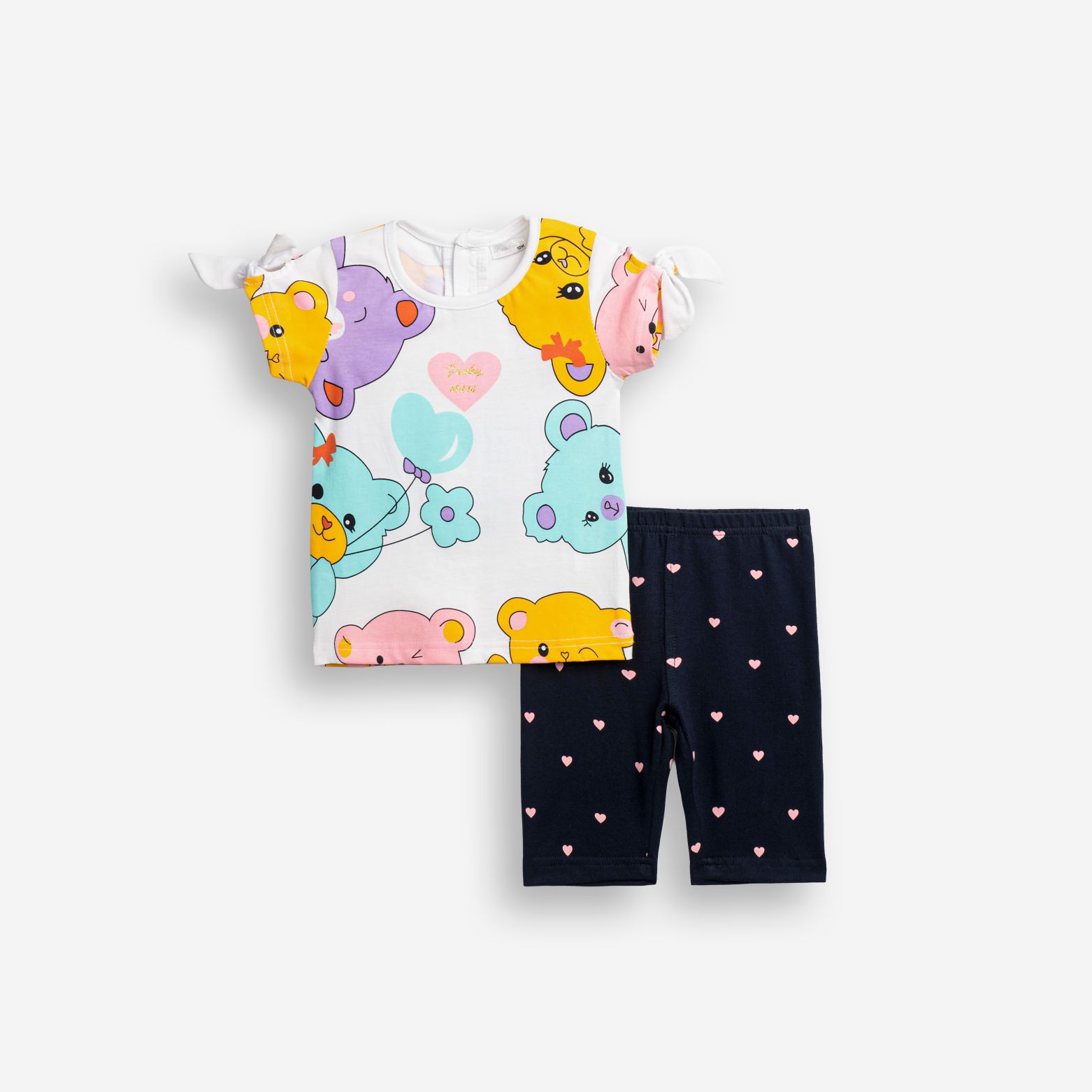 Μπλουζοφόρεμα+κολάν κάπρι μηνών κορίτσι