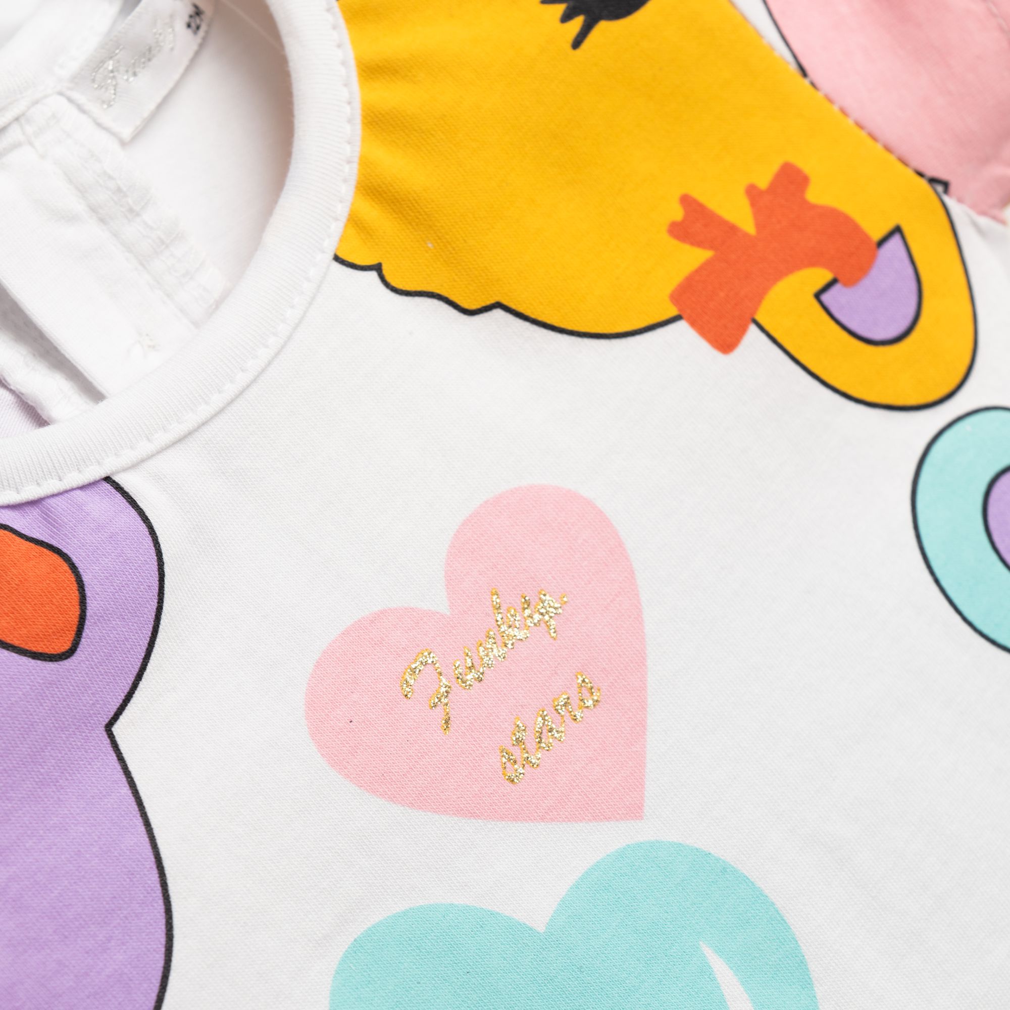 Μπλουζοφόρεμα+κολάν κάπρι μηνών κορίτσι - Image 2