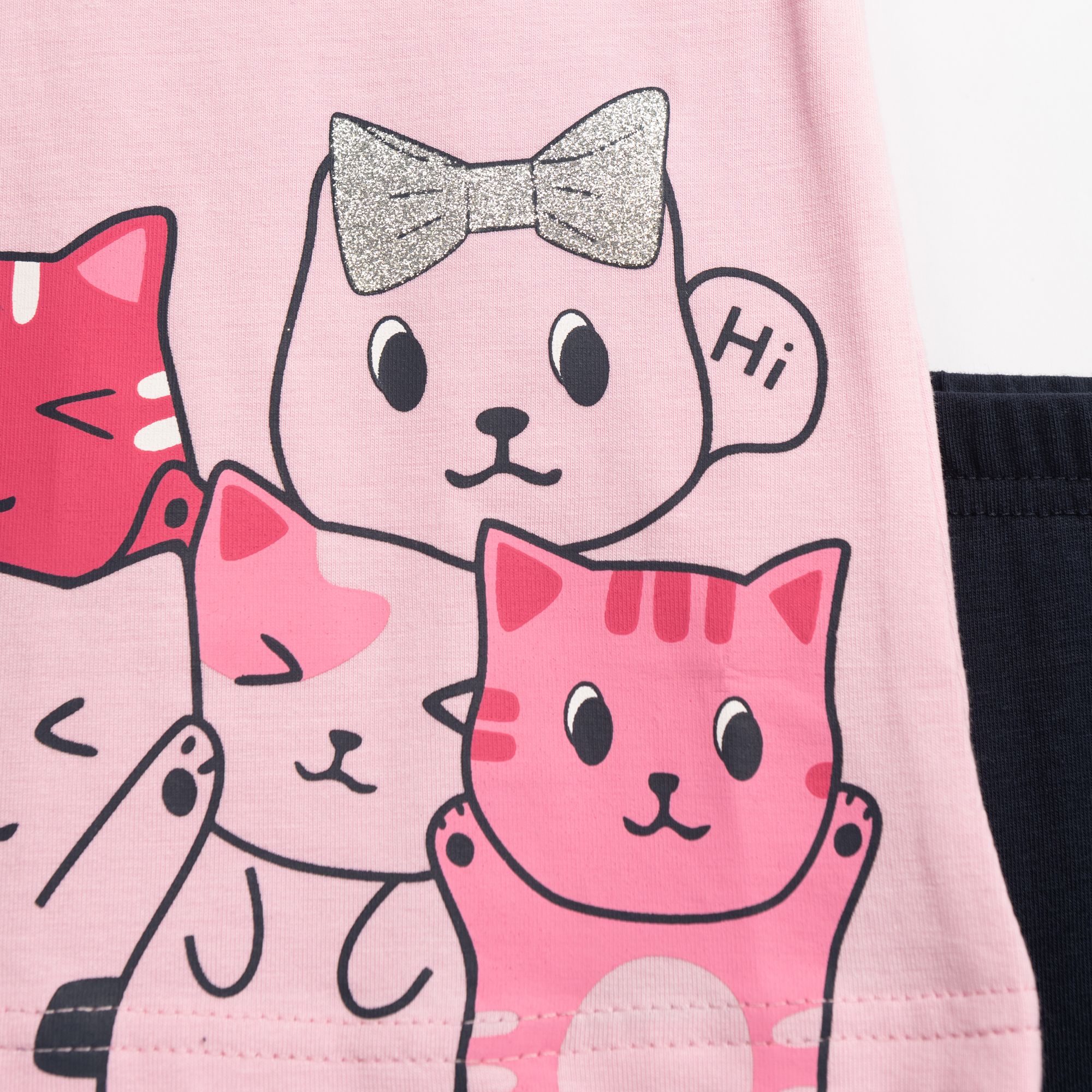 Μπλουζοφόρεμα+κολάν κάπρι μηνών κορίτσι - Image 2