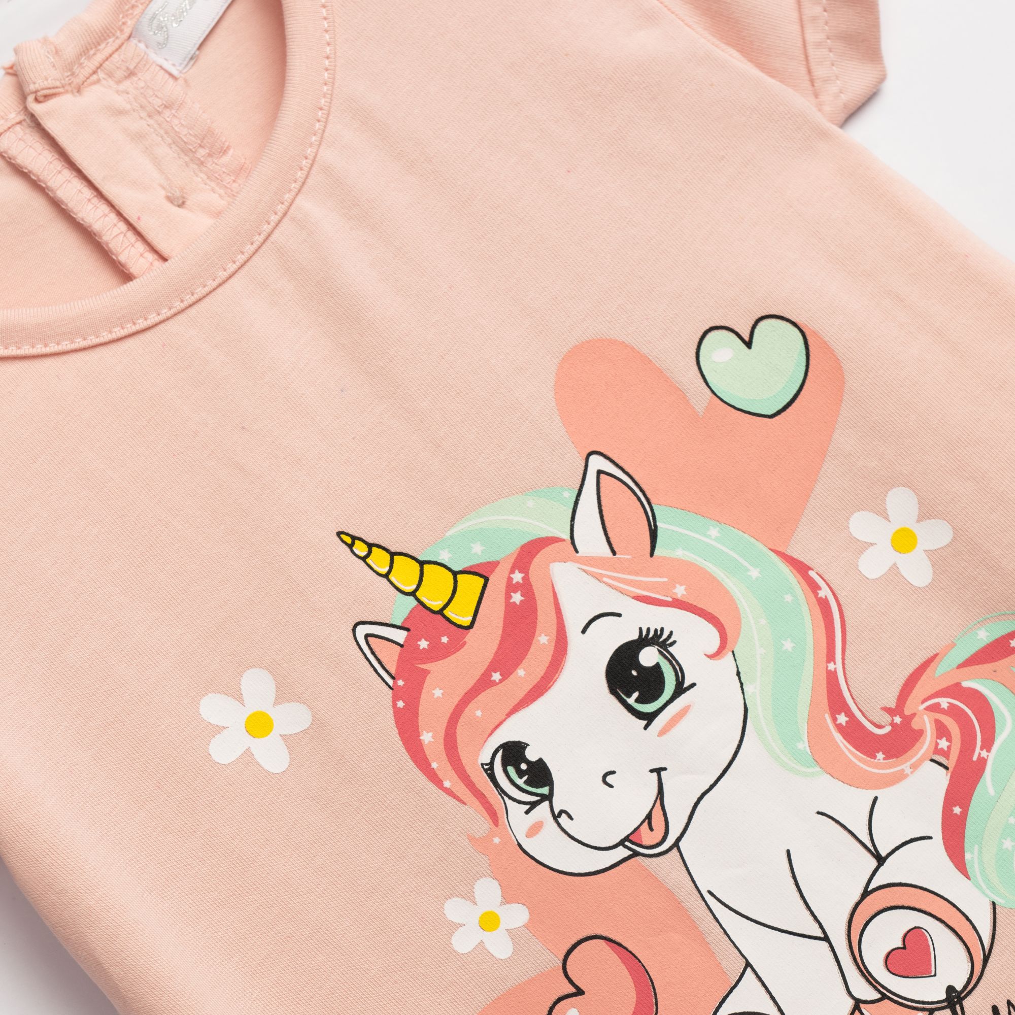 Μπλουζοφόρεμα+κολάν κάπρι μηνών κορίτσι - Image 2