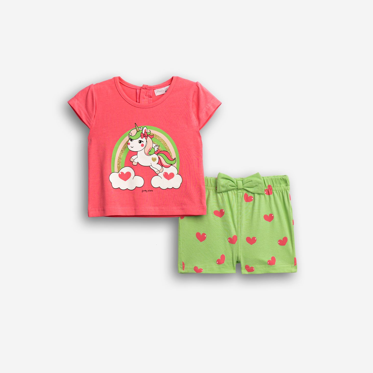 Σετ σόρτς μηνών κορίτσι