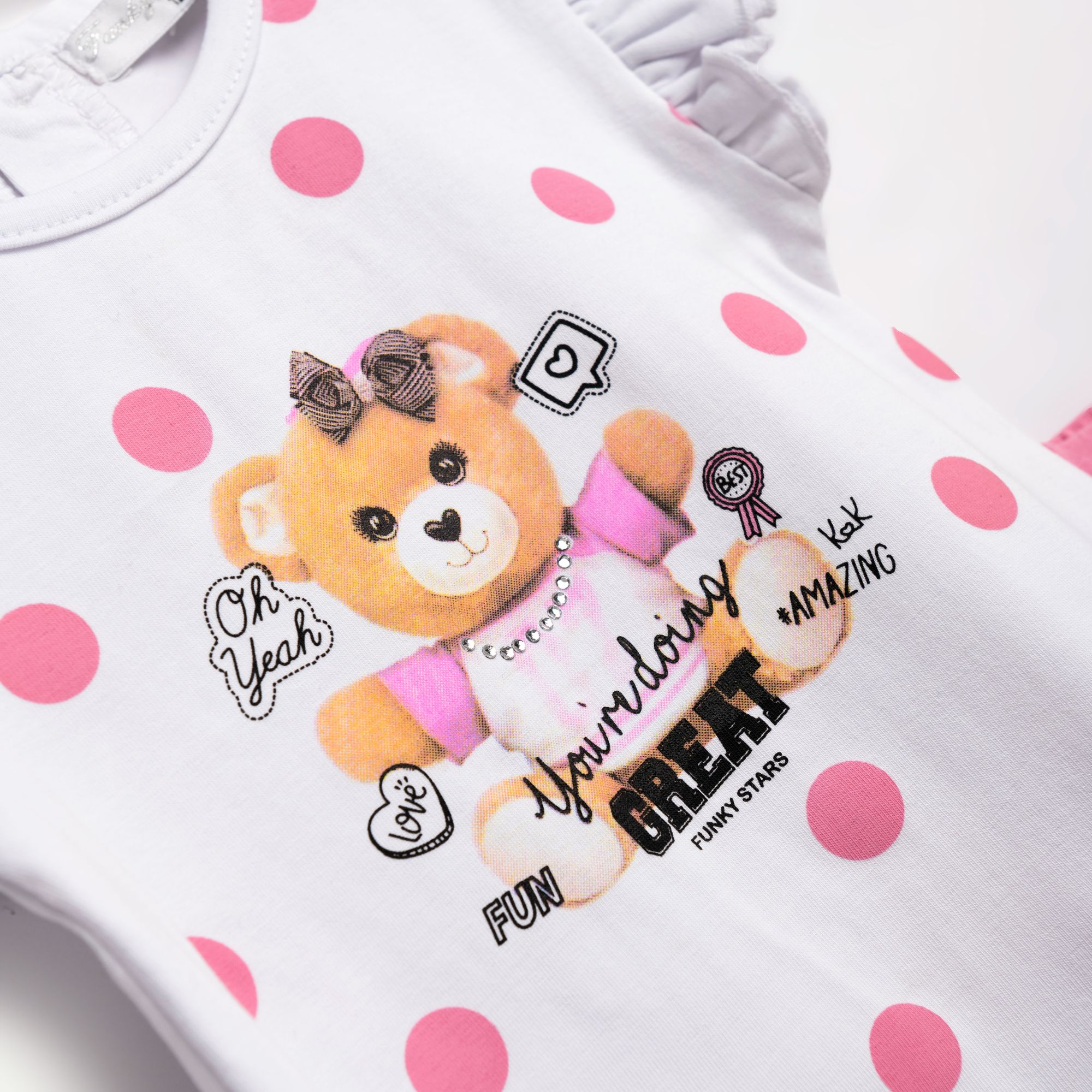 Σετ σόρτς μηνών κορίτσι - Image 2