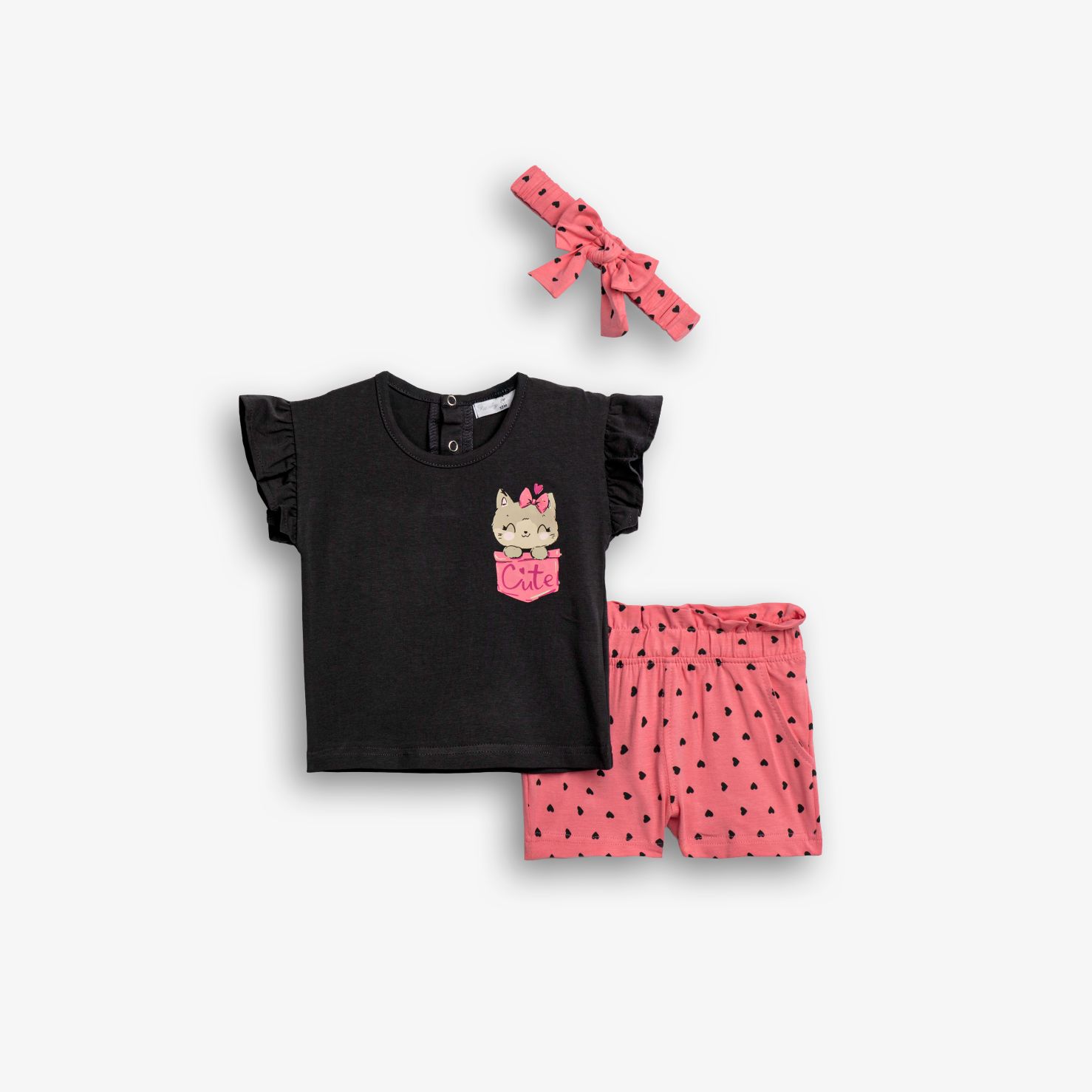 Σετ σόρτς μηνών κορίτσι