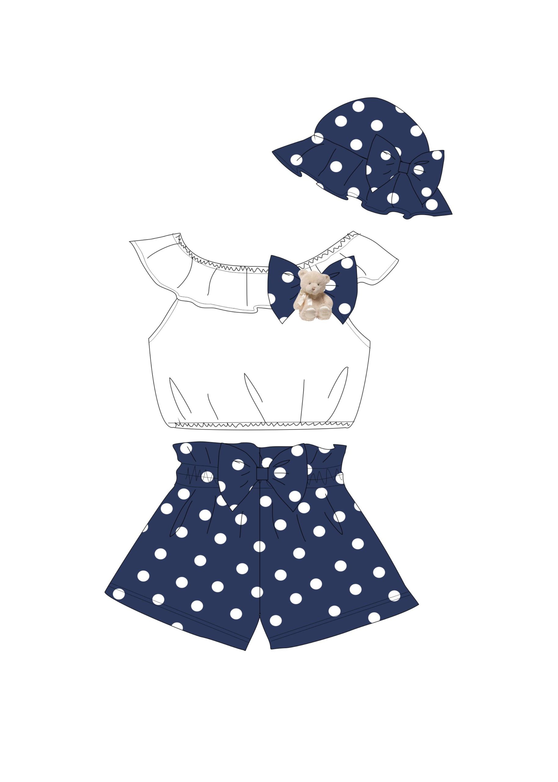 Σετ σόρτς μηνών κορίτσι