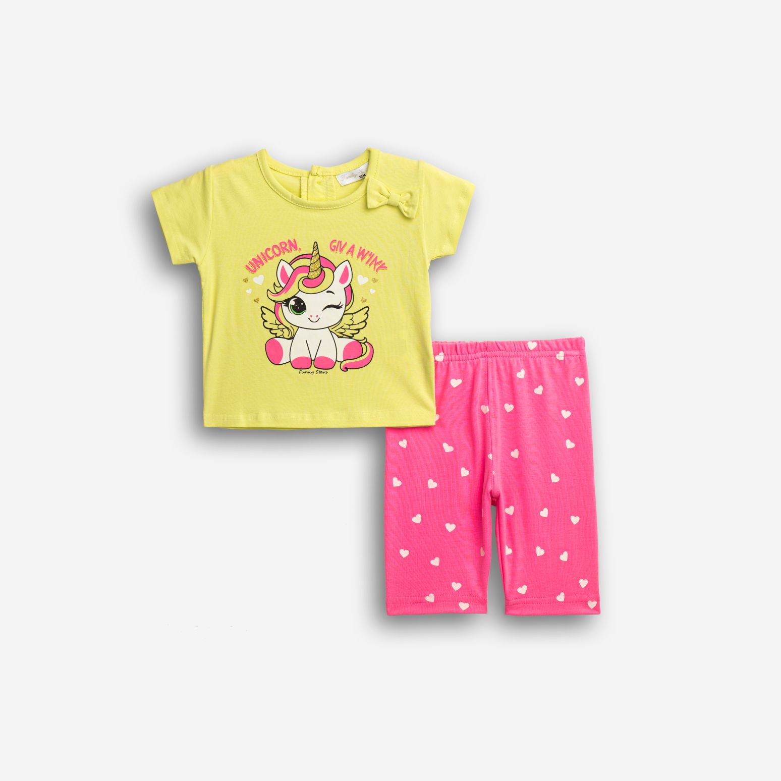 Μπλούζα+κολάν κάπρι μηνών κορίτσι