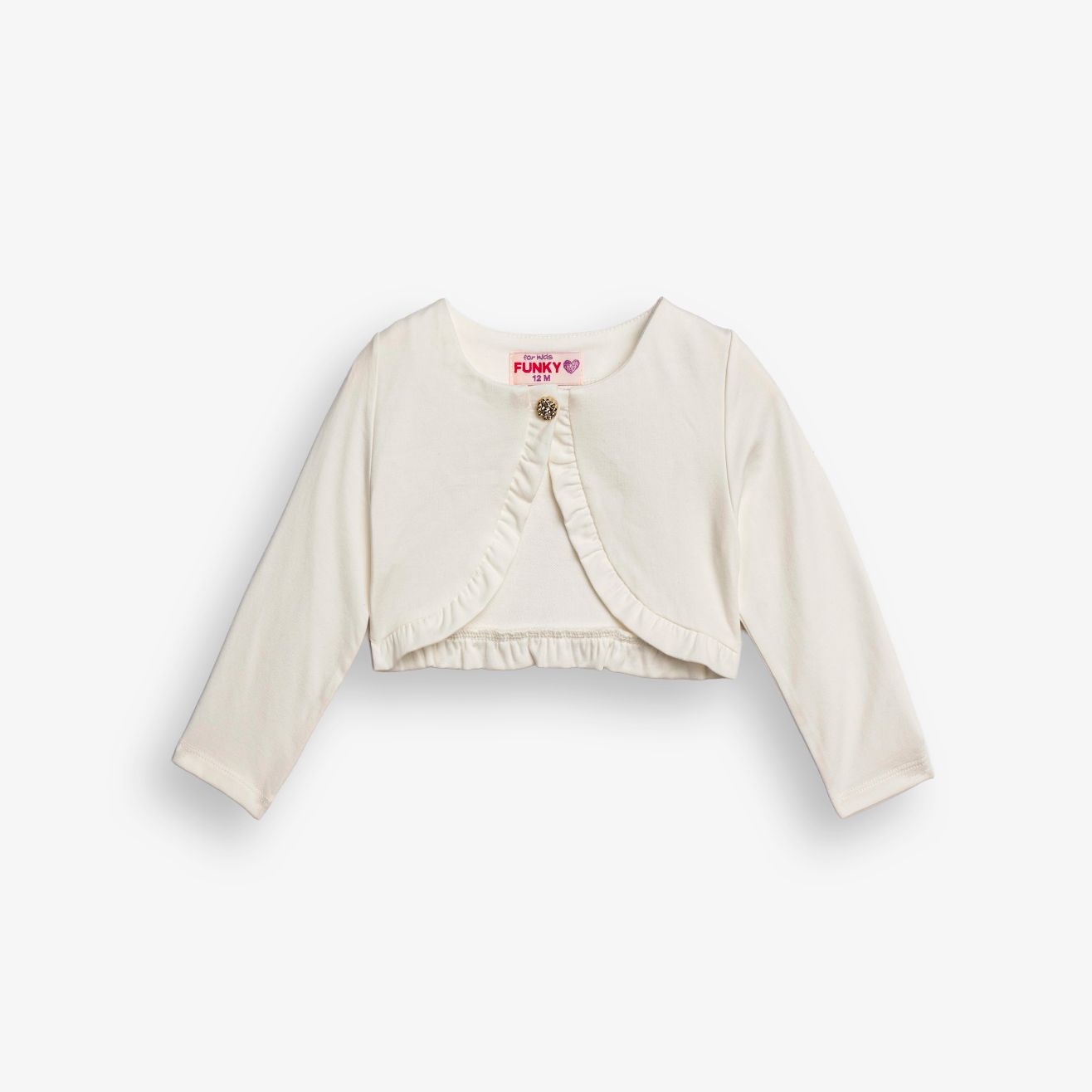 Σετ μπολερό+φόρεμα μηνών κορίτσι - Image 2