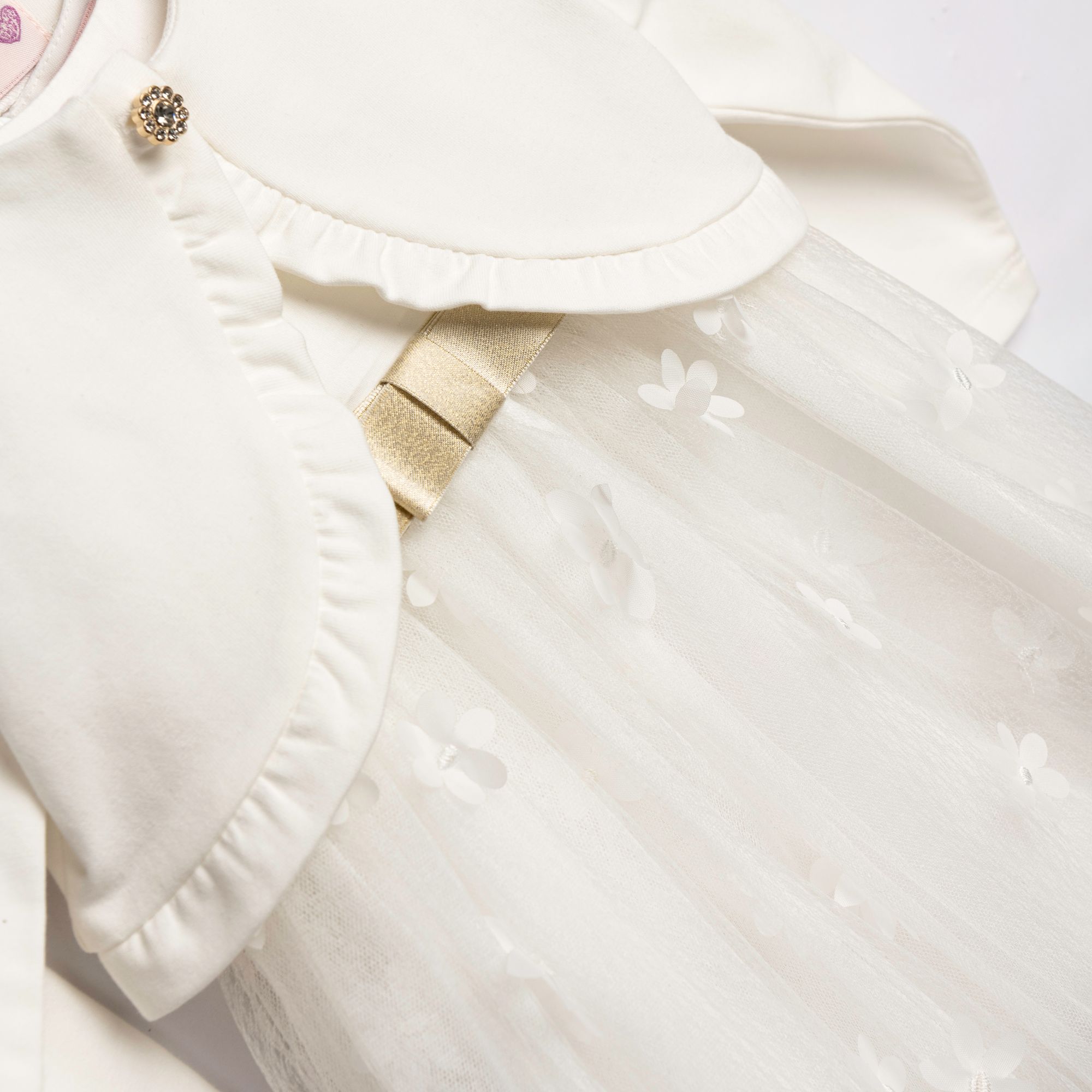 Σετ μπολερό+φόρεμα μηνών κορίτσι - Image 3